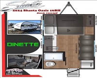 2024 SHASTA OASIS 16BH 5ZT2SSEC2RE021755 ABC Motors 
