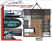 2024 SHASTA OASIS 16RE 5ZT2SSEB9RE021839 ABC Motors 