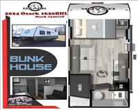 2024 OZARK 1620BHLE 5ZT2ZKEC8RG404776 ABC Motors 