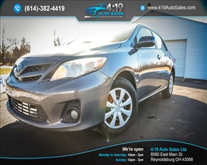 2011 TOYOTA COROLLA 2T1BU4EE2BC744782 GLORY AUTO SALES LTD 
