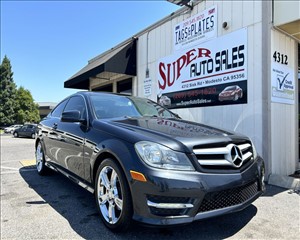 2012 MERCEDES-BENZ C-CLASS WDDGJ4HB5CF780089 SUPER AUTO SALES 