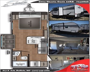 2024 SHASTA OASIS 20RB 5ZT2SSJB6RE022002 ABC Motors 