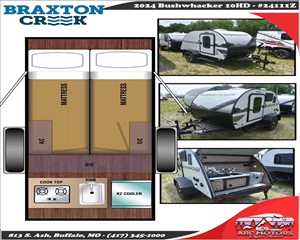 2024 BRAXTON CREEK BUSHWHACKER10HD 7HFB1KB12R17H1427 ABC Motors 