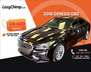 2018 GENESIS G80 KMHGN4JB9JU222341 LAZYCHIMP.COM 
