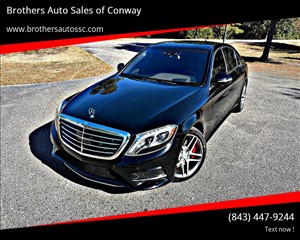 2015 MERCEDES-BENZ S-CLASS WDDUG8CB5FA189326 BROTHERS AUTO SALES OF CONWAY LLC 