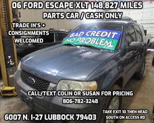 2006 FORD ESCAPE 1FMCU03166KA75610 WEST TEXAS CONSIGNMENTS 