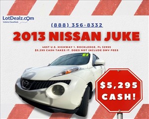 2013 NISSAN JUKE JN8AF5MRXDT201230 AUTO DEPOT 