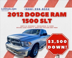 2012 DODGE RAM 1500 1C6RD6GT1CS136961 AUTO DEPOT 