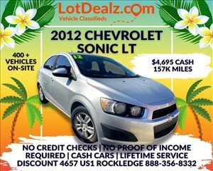 2012 CHEVROLET SONIC 1G1JC5SH6C4150695 AUTO DEPOT 