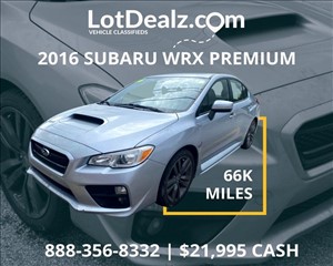 2016 SUBARU WRX JF1VA1E64G9813682 AUTO DEPOT 