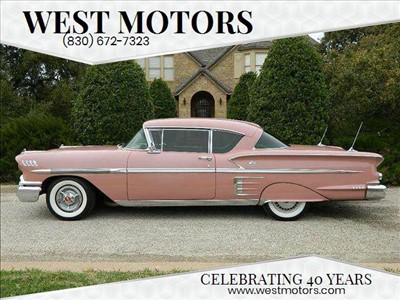 1958 CHEVROLET IMPALA F58S178725 WEST MOTORS 