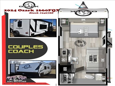 2024 OZARK 1660FQX 5ZT2ZKFC3RG404781 ABC Motors 